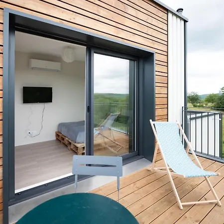 Lot En Dock 3 Atypiques Et Ecologiques En Vallee De La Dordogne Apartment *